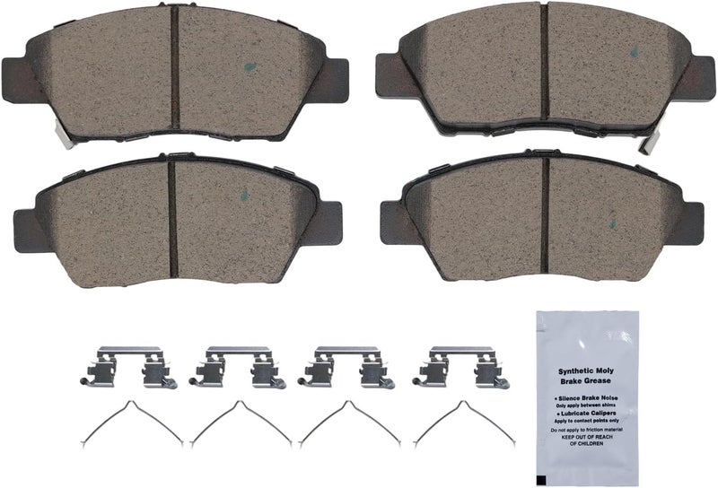HUSCH D1394 Front Ceramic Brake Pads Kit Fit For Honda CR-Z 2011-2015, For Fit 2009-2020 - Image 2